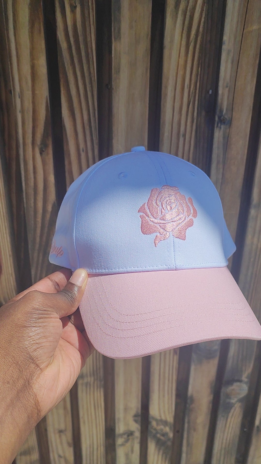 Wutp - Casquette Baseball - Rose logo brodé