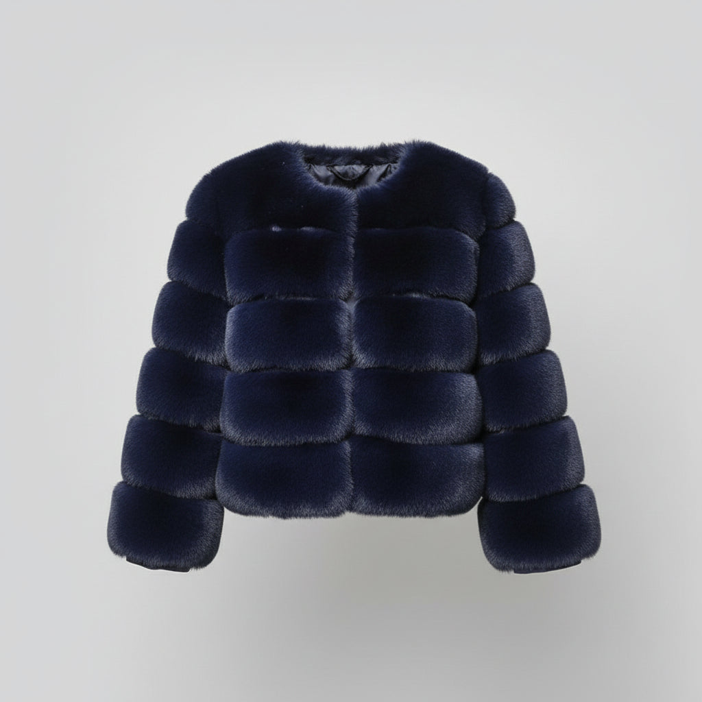 Manteau de fourrure bouffants