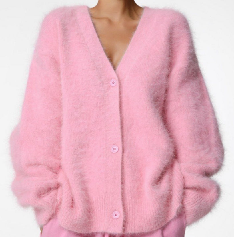 Cardigan à col en V pour femmes