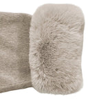 Manteau en laine à manches bouffantes et ceinture à la taille pour femme