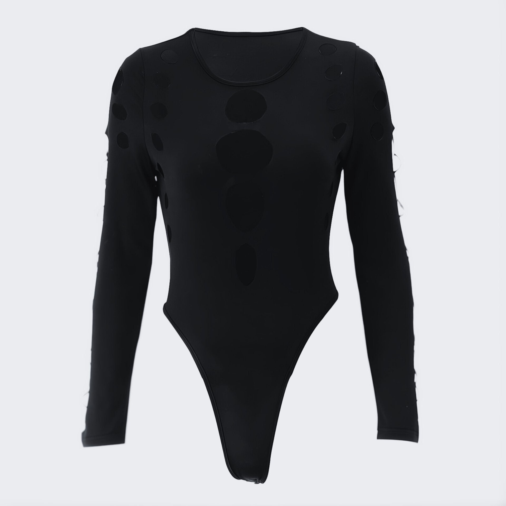 Robe une pièce, moulante et échancrée