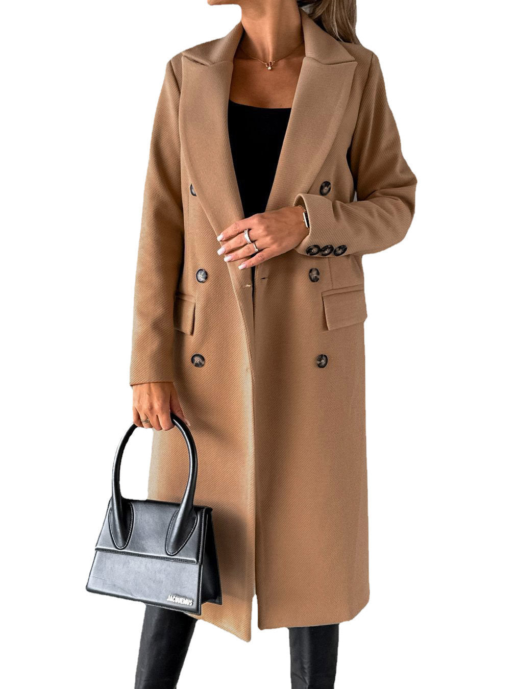 Manteau oversize en laine pour femme