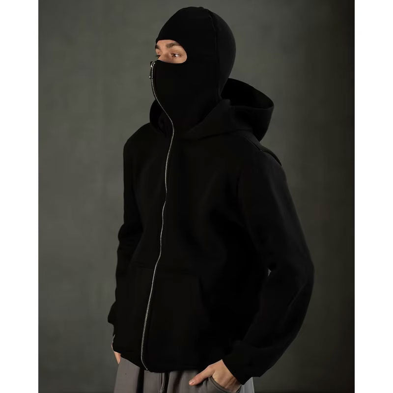 Veste à capuche zippée