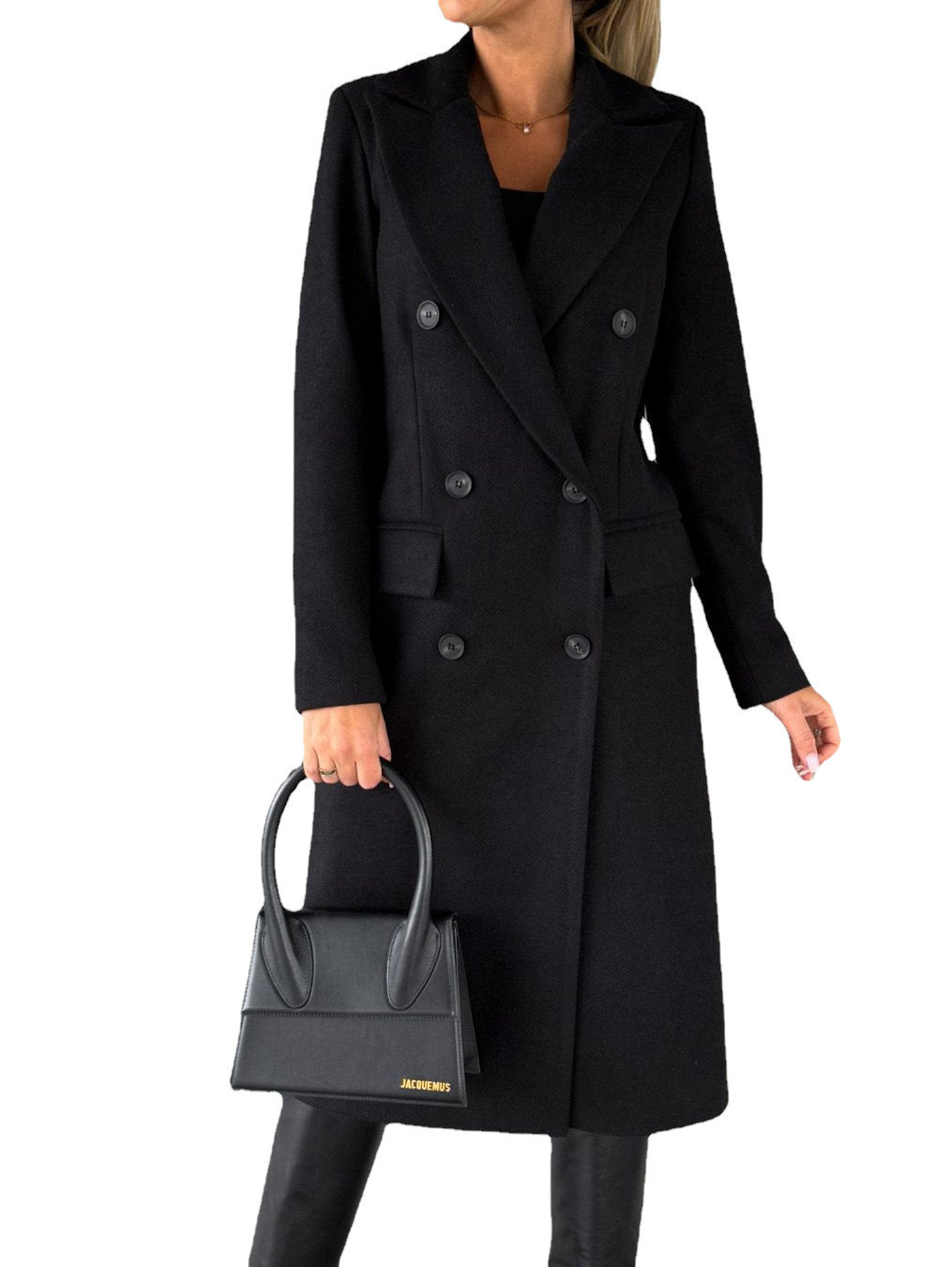 Manteau oversize en laine pour femme