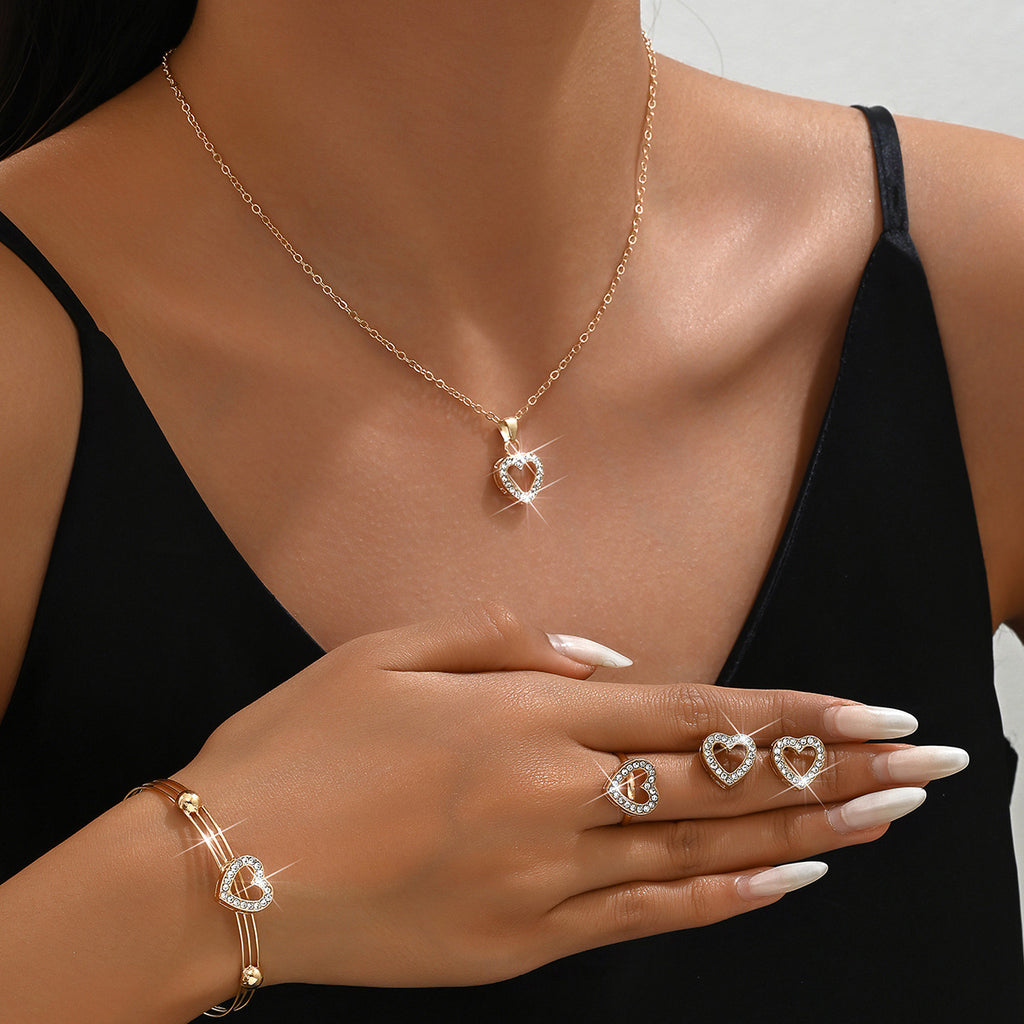 Ensemble de bijoux Coeur