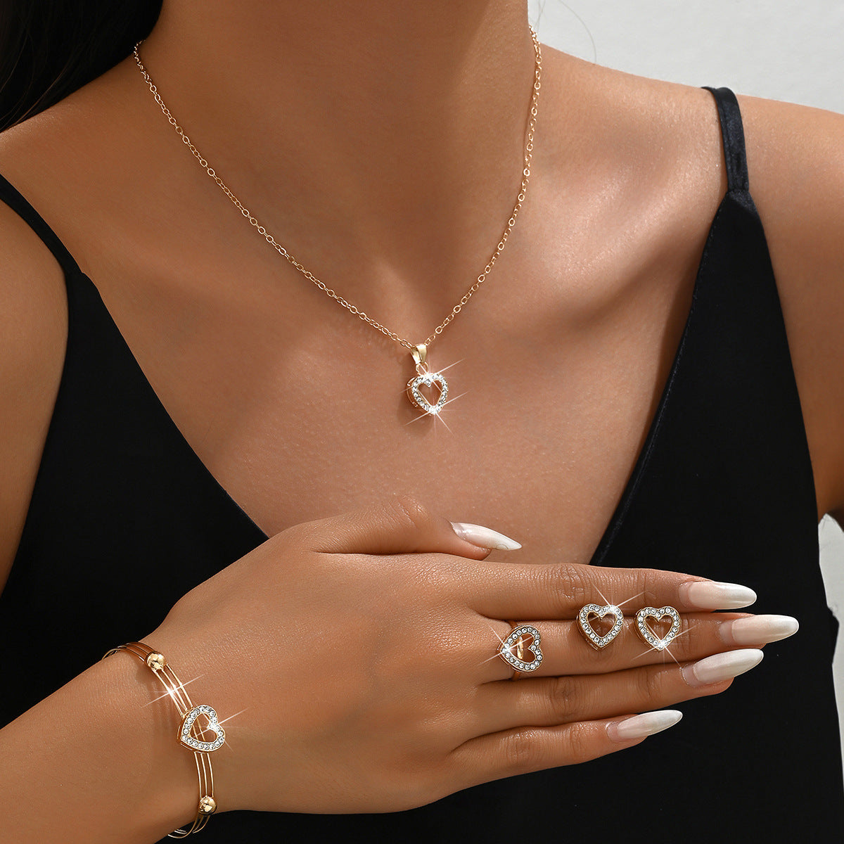 Ensemble de bijoux Coeur