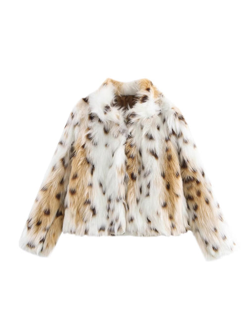 Manteau en fausse fourrure