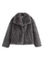 Manteau en fausse fourrure