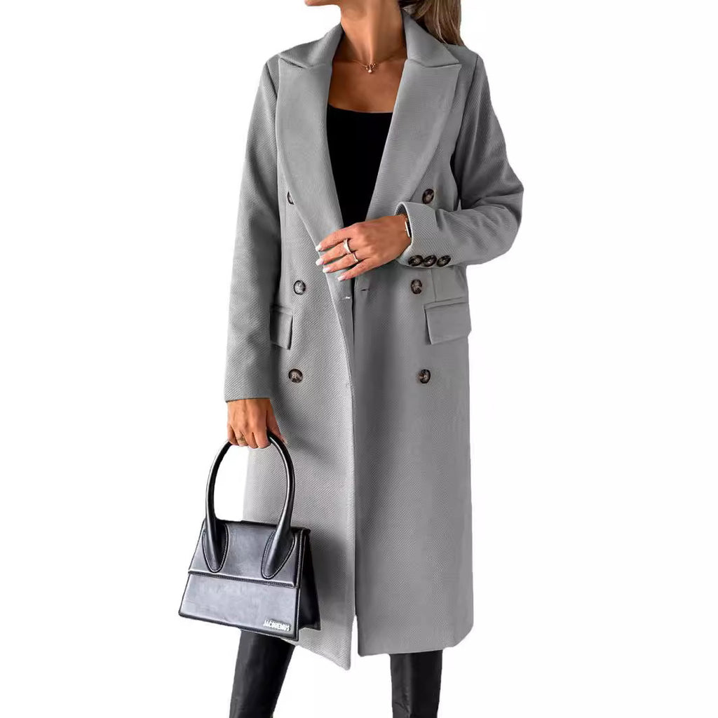 Manteau oversize en laine pour femme