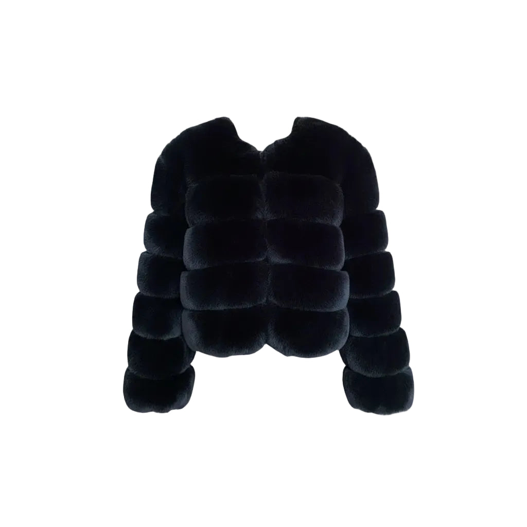 Manteau de fourrure bouffants