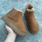 Bottes d'hiver à semelles épaisses