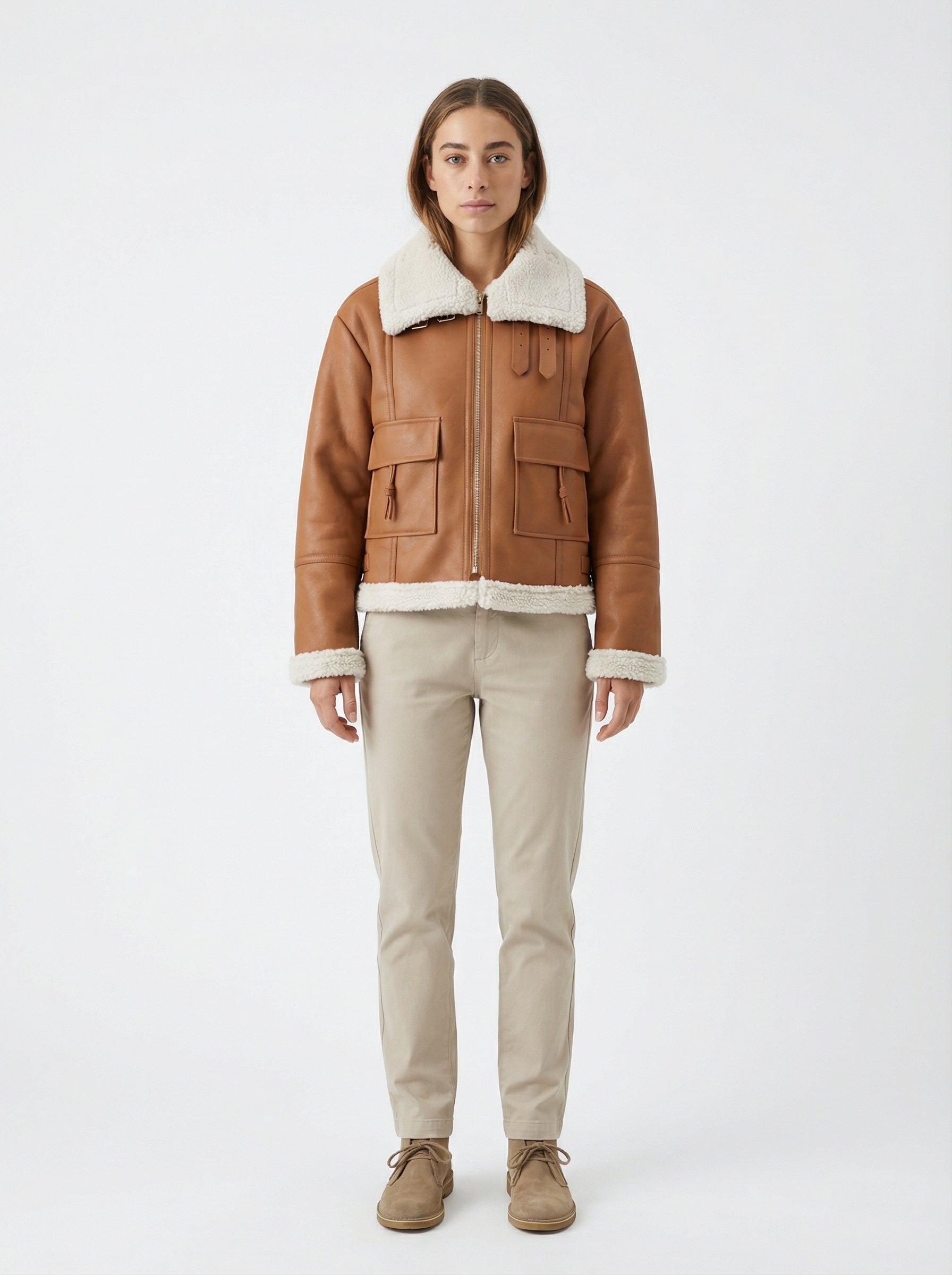 Veste pour femme doublée en polaire