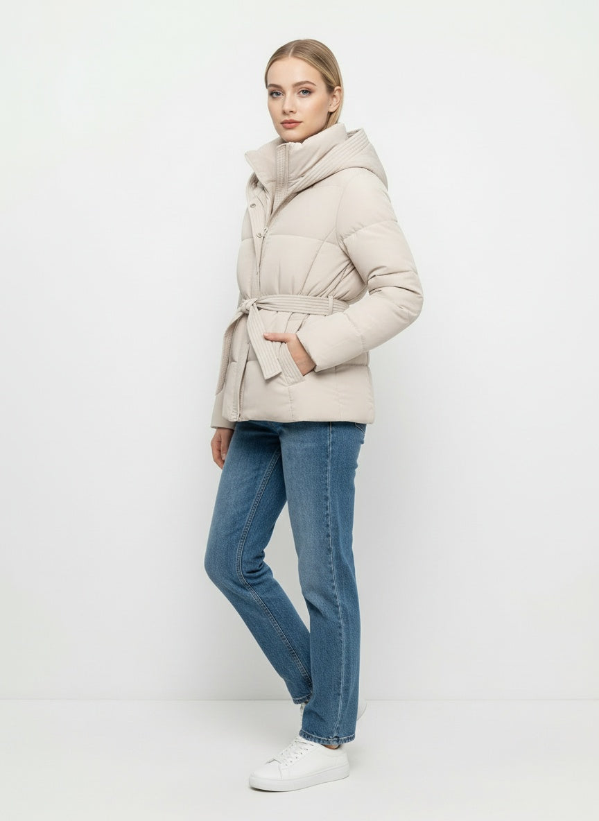 Veste courte rembourrée pour femmes