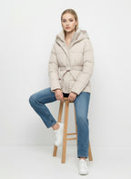 Veste courte rembourrée pour femmes