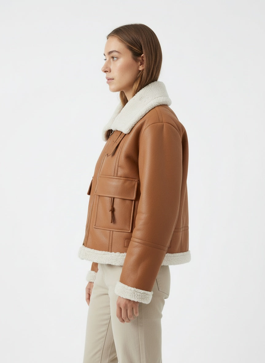 Veste pour femme doublée en polaire